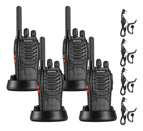 Walkie Talkies Baofeng Bf-88st Manos Libres Usb Vox 4 Und