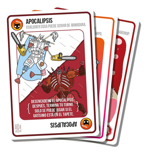 Juego Exploding Kittens El Bien Contra El Mal En Español