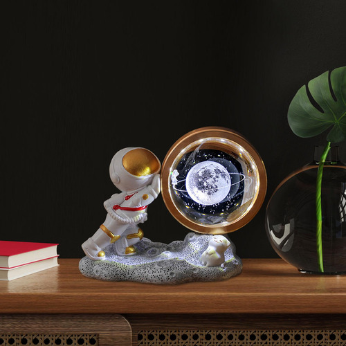 Luz De Noche De Bola De Cristal 3d, Lámpara De Estilo C