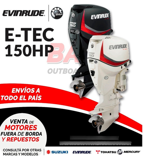 Imagen 1 de 4 de Motor Fuera De Borda Evinrude E-tec 150 Hp 2 Tiempos
