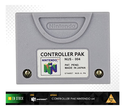 [ Controller Pak N64 ] Memory Pack Nintendo 64