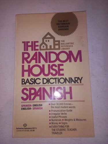 Random House Basic Dictionary Diccionario Inglés Español