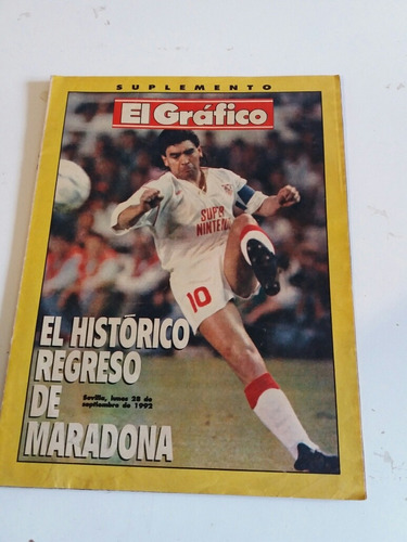 Suplemento Interior De El Grafico Regreso Maradona Coddam