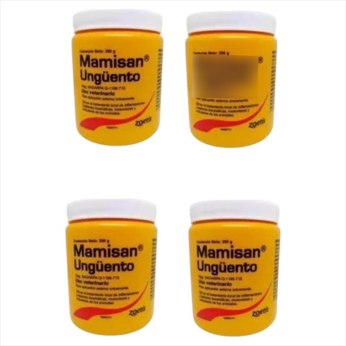 Pomada Mamisan De 200grs Zoetis (pack De 4 Piezas)
