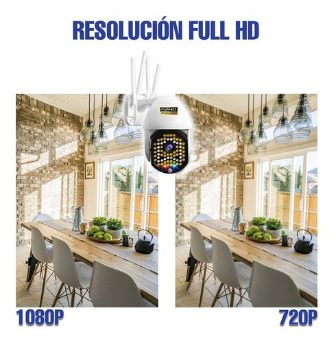 Imagen 4 de 10 de Camara Wifi Domo Ip Ultra Fhd Exterior Nube Video Seguridad