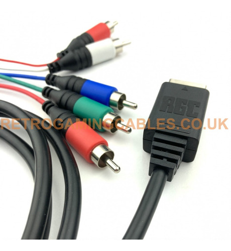 Cable Premium De Vídeo Componente Para Ps2 Play Station 2