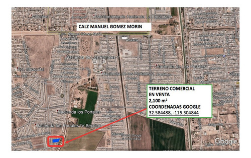Imagen 3 de 3 de Terreno Comercial De 2,100 M² En Hacienda De Las Torres