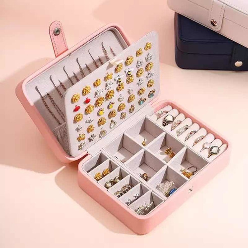 Imagen 2 de 9 de Caja Alhajero Organizador De Joyas Anillos Accesorios