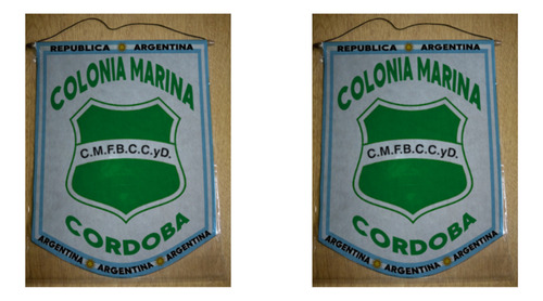 Banderin Chico 13cm Club Colonia Marina Cordoba