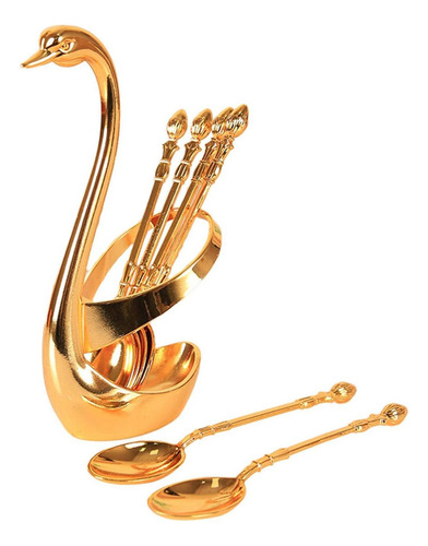 . Juego De 2 Cubiertos Decorativos Con Forma De Cisne