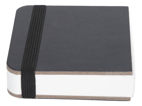 Cuaderno De Dibujo Negro Negro Con Acuarela, 30 Hojas