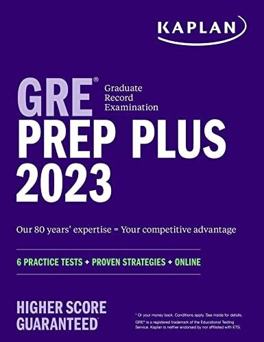 Book : Gre Prep Plus 2023 6 Practice Tests Proven Strategie