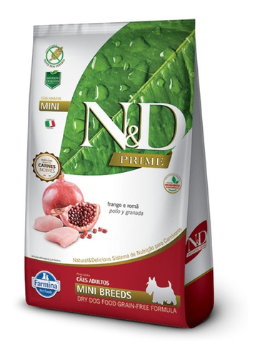 Alimento Perro Nyd Prime Adulto Mini 2,5 Kg