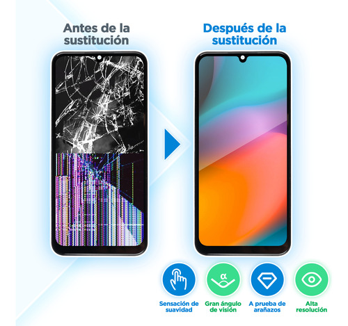 Pantalla Lcd Para Samsung A25 5g Con Marco Sm-a256e/sm-a256b