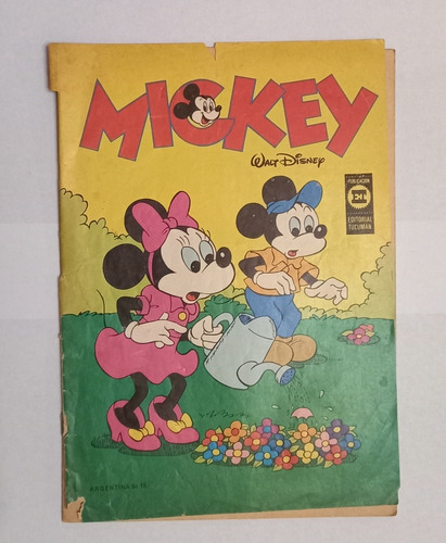 Antigua Revista Mickey Walt Disney