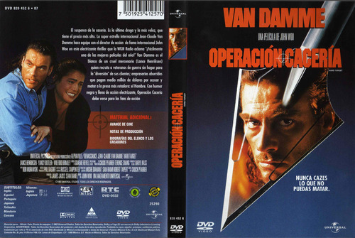 Operación Cacería ( Hard Target) Van Damme - Dvd