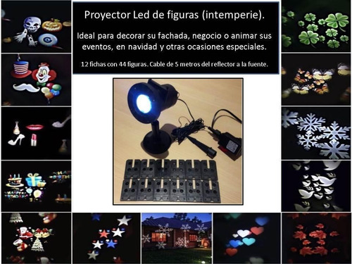 Proyector Figuras Led, Para Intemperie.