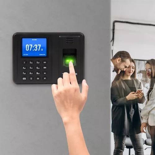Relógio Ponto Digital Biométrico Mdk-300 Exportação Usb Preto
