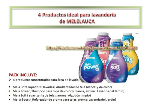 Melabrite, Melasoft Algodón, Boost Lavanda, Melapower Elegir