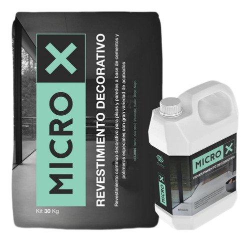 Micro X Microcemento Pisos - Paredes 30k