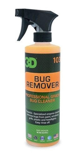 3d Bug Remover Removedor De Insectos 16 Oz.