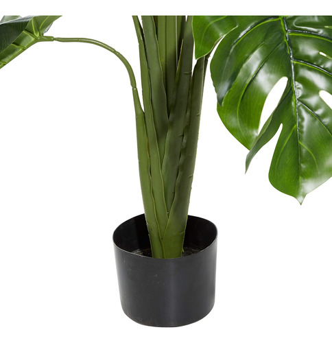 Deco 79 Faux Foliage Monstera Planta Artificial Con Maceta D