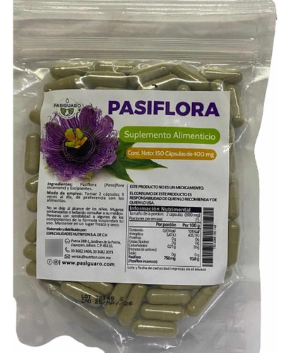 Pasiflora Pasiguaro - Tienda Oficial Lemon Cochella