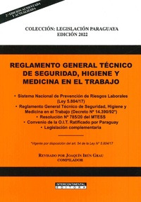 Libro Reglamento General Técnico De Seguridad, Higiene Y Med