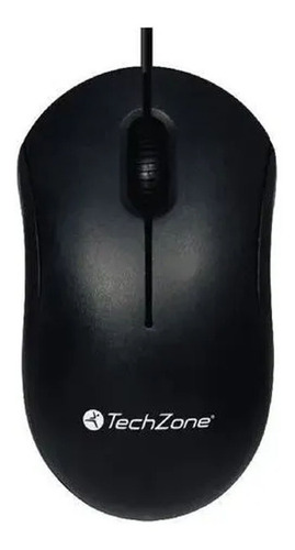 Mouse Techzone Optico Alambrico Negro Tzmou01 Original.