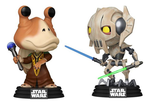 Funko Pop Jar Jar Binks Vs General Grievous 2-pack Star Wars