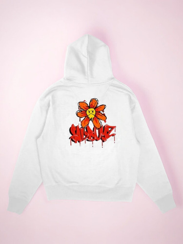 Hoodie Sudadera $ad Boys Frente Flore Atras Corrid Junior H