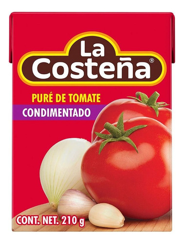Pure De Tomate La Costeña Condimentado 210g
