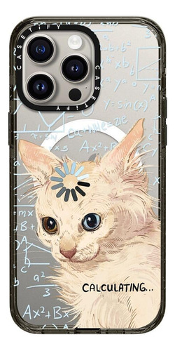 Funda Casetify Para iPhone 15 Pro Max Gatiti Calculando... 