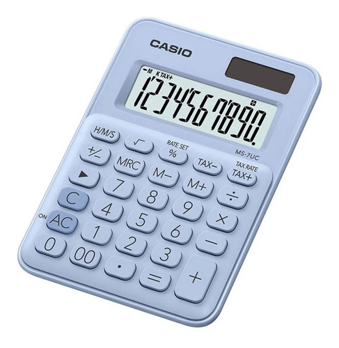 Calculadora Casio Ms-7uc-lb Portatil Solar