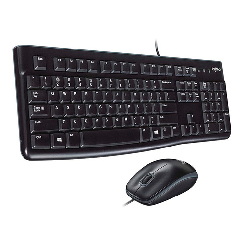 Kit Teclado Y Mouse Logitech Mk120 Usb Multimedia Español Sl