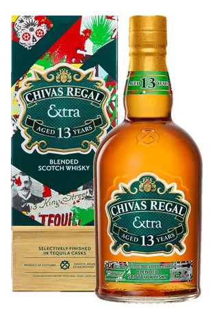 Whisky Chivas Extra Tequila 13 Años Blended Scotch De 750ml 