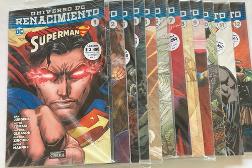 Comic Dc: Superman - Universo Dc Renacimiento, 12 Tomos. Colecc. Completa. Editorial Unlimited