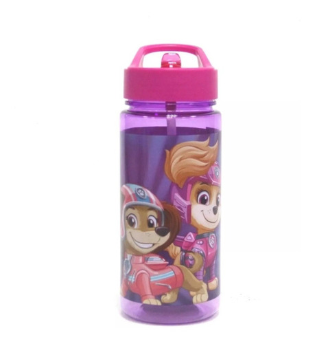 Botella Niños Con Bombilla Paw Patrol 500ml Skye