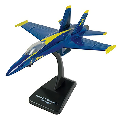 Avión De Combate 1/72 F/a-18 Blue Angels Jet Caza New Ray Color Azul