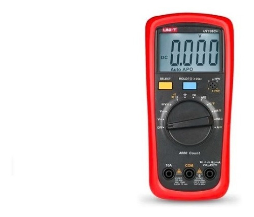 Tester Multimetro Capacimetro Digital 40mf Uni-t Ut136c+