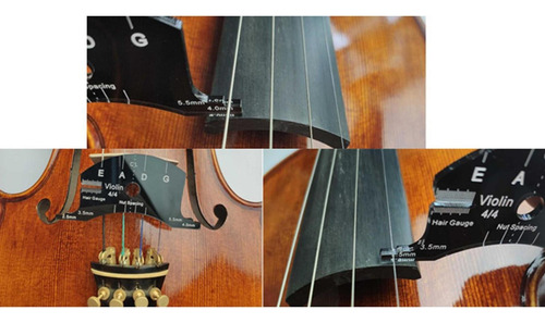 4/4 Violín Violonchelo Puente Diapasón Molde Raspador