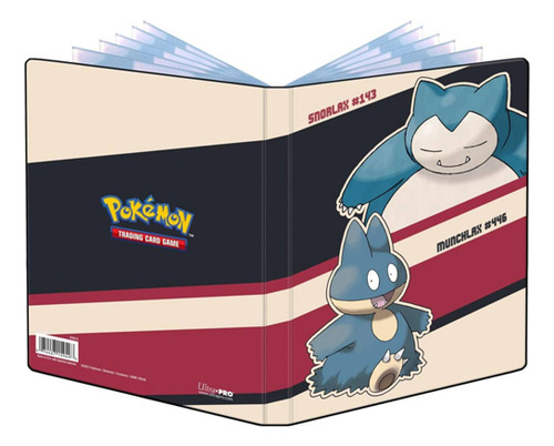 Pokemon Folder Ultra Pro Snorlax Munchlax 4-pocket