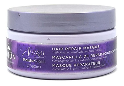 Avlon Afirmar Moistur Mascarilla Reparadora Derecho Pelo