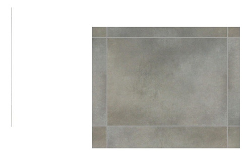 Imagen 2 de 5 de Piso Ceramico San Lorenzo Portland Gris 33*45,3 Satin