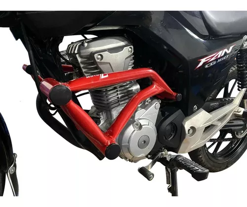 Protetor Motor Titan Fan 160 Street Cage Vermelho Coyote