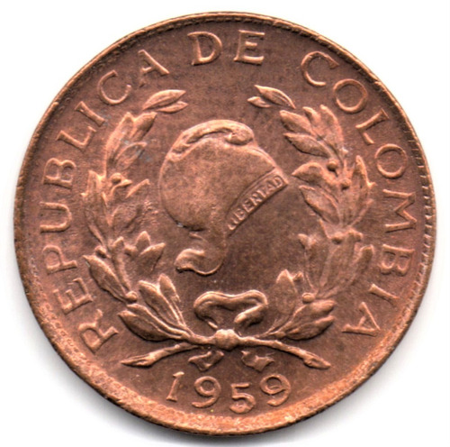 1 Centavo 1959 Nueva Y Con Todo El Brillo