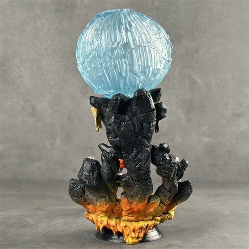Figura Dragon Ball Z Goku Genkidama Con Luz Muñeco Anime