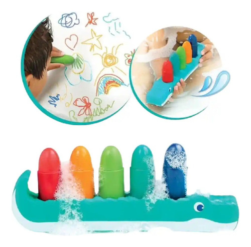 Crayones Para Baño Ludi Diversión Colorida Y Segura Trex