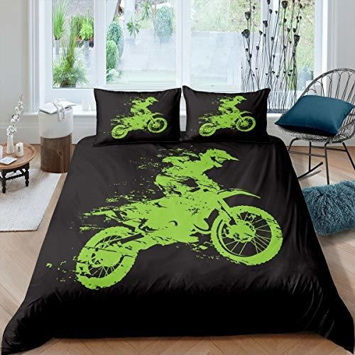 Set De Cama Motocross Para Niños - 3pzs