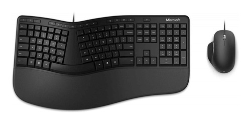 Combo Teclado Y Mouse Ergonomico Microsoft